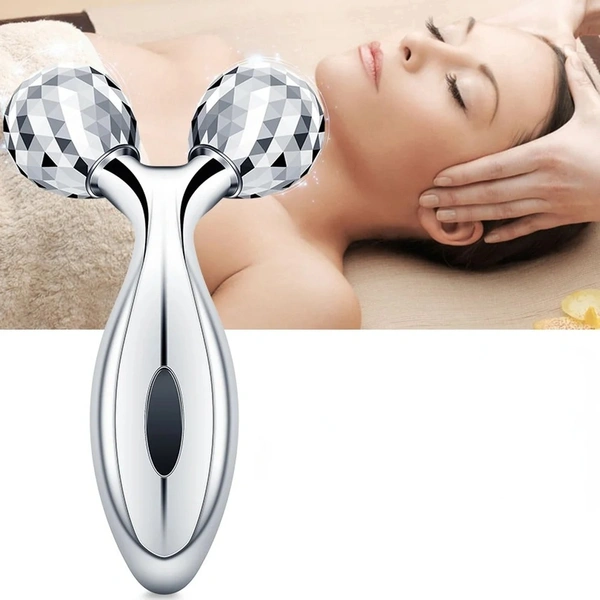 3D Roller Massager Face Massage Y Shape 360 Rotate Thin Face Body Shaping Relaxation Lifting Wrinkle Remover Facial Massager