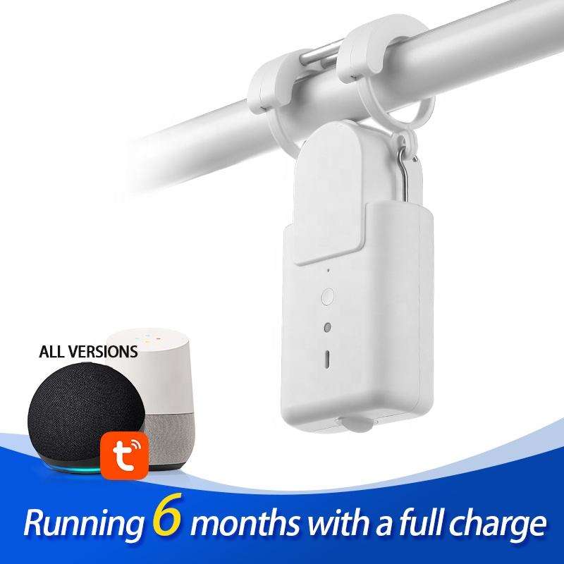 Tuya WiFi Motor Smart Home Products Voice Control Timed Open Close Curtain Poles Tracks Accessories Decoration Curtain Opener Hot Selling thumbnail 3