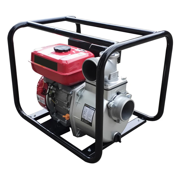 Agricultural Irrigation Mobile Gasoline Water Pumps, High-Capacity Engine, 3-inch/4-inch Mini Automatic Irrigation Pumps