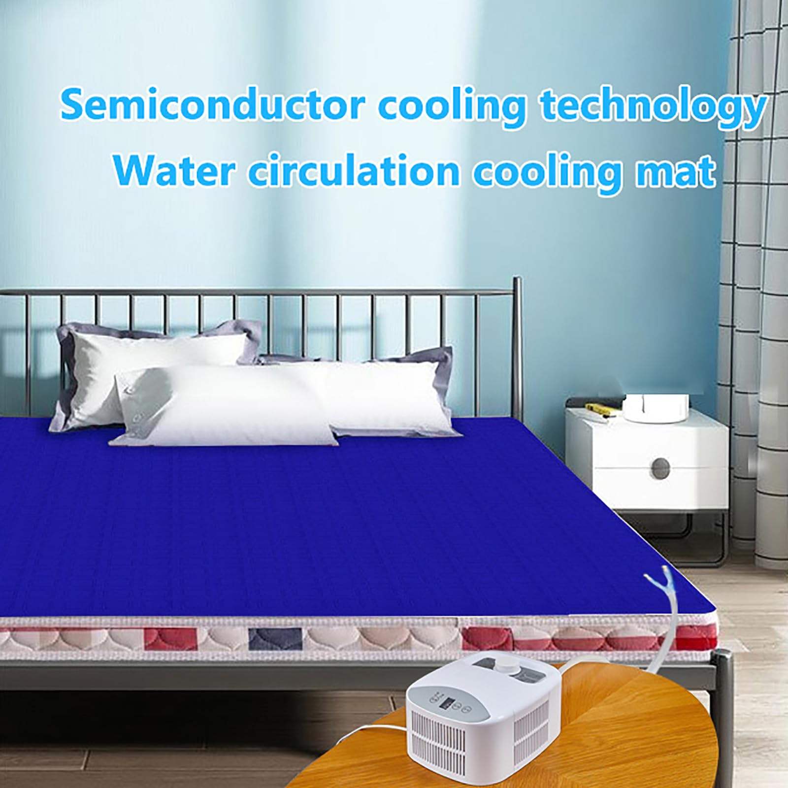 High Quality Electric Summer Bed Cooler Water Cooling Mattress Cool Sleep Pad Bed Water Cooling System Hot Selling thumbnail 3