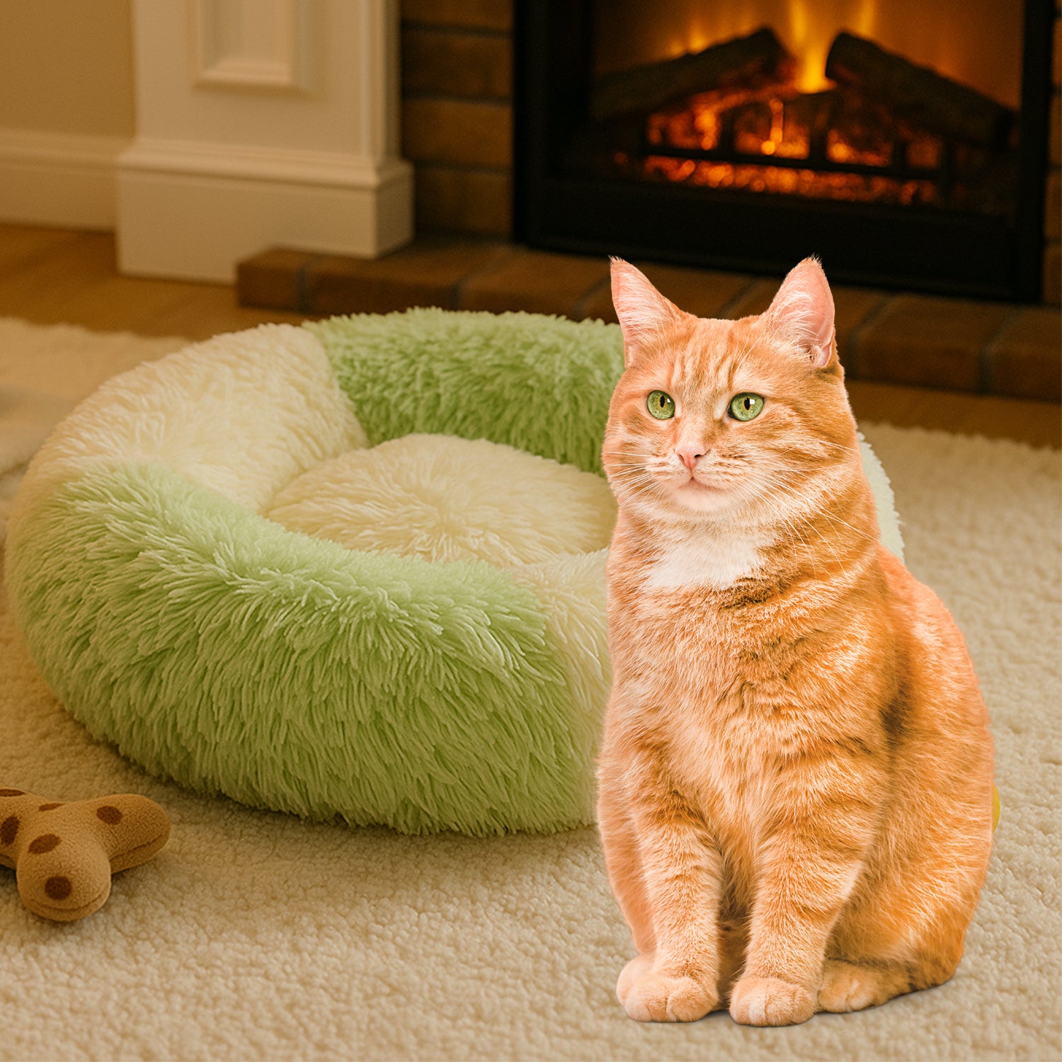 Ultra Soft Fluffy Pet Bed for Cats & Small Dogs thumbnail 5