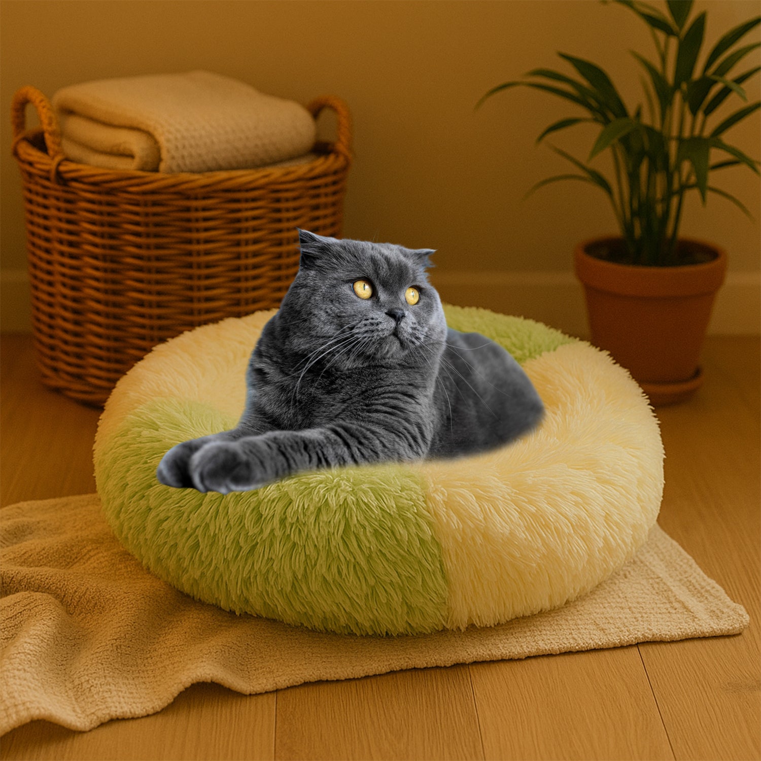 Ultra Soft Fluffy Pet Bed for Cats & Small Dogs thumbnail 11