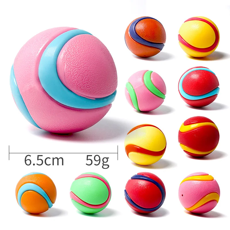 Ultra-Durable 4cm TPR Elastic Rubber Ball Small Pet Dogs Interactive Movement Training Toy Manufacturer Wholesale Playful