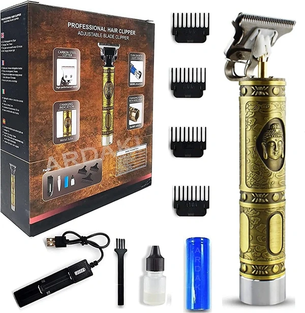 Trimmer Men Beard Trimmer For Men, Trimmer, Professional Hair Clipper, Adjustable Blade Clipper, Hair Trimmer and Shaver For Men, Close Cut Precise Hair Machine, Body Trimmer Men(Metal Body)