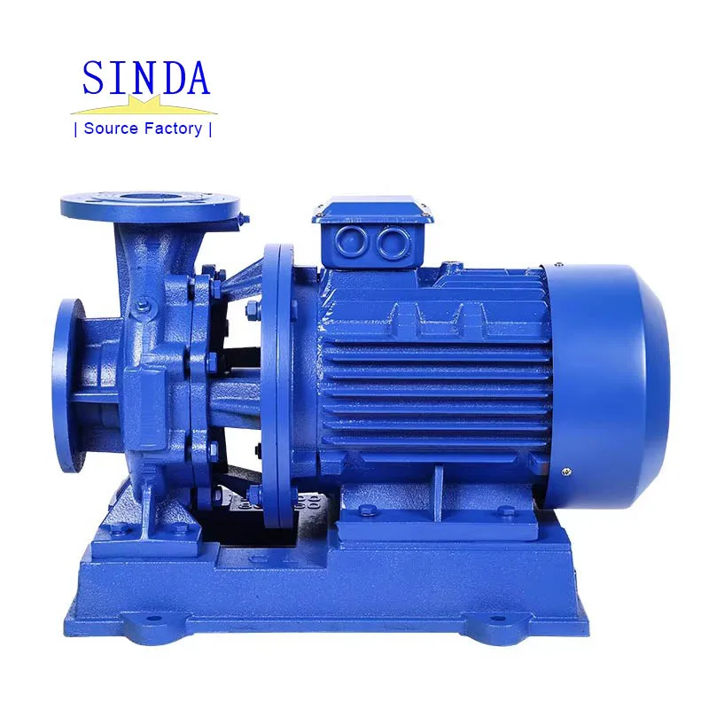 ISW Electric Water Pumps Motor Single Stage Inline 3 Inch Pipeline Centrifugal Water Pump