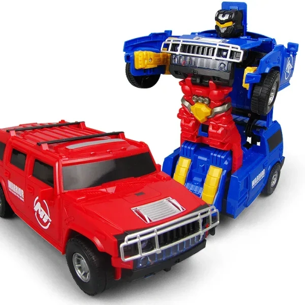 Hot Sale Kids Electric Toy Deformation Car – Electric Transforming Robot Car with Lights & Music