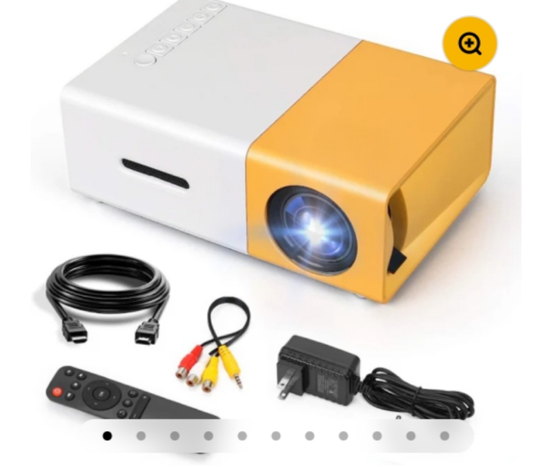 LED Projecter yellow thumbnail 1