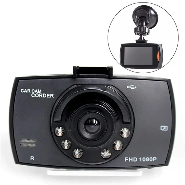 G30 Car DVR Dash Cam Full HD 1080P with 2.4 Inch LCD, G-Sensor and Night Vision for Car Recording Hot Selling