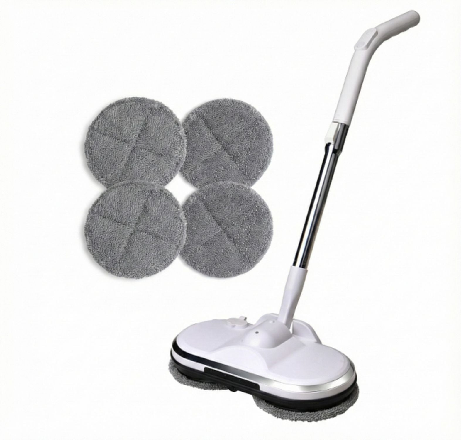 Befach Electric Spin Mop | Cordless Rechargeable Dual Rotating Mop with Microfiber Pads | Lightweight Floor Cleaner for Tiles, Marble & Wooden Surfaces | Effortless Wet & Dry Cleaning