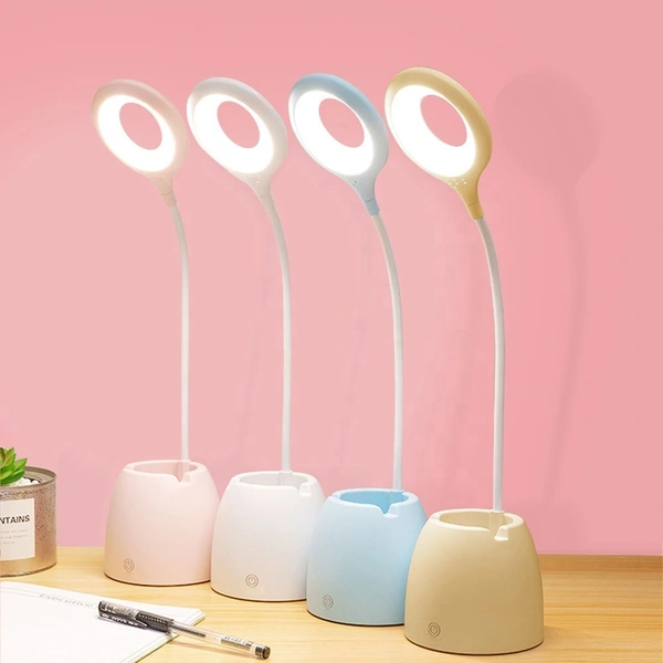 USB Rechargeable Foldable Student Reading Light with Adjustable Brightness