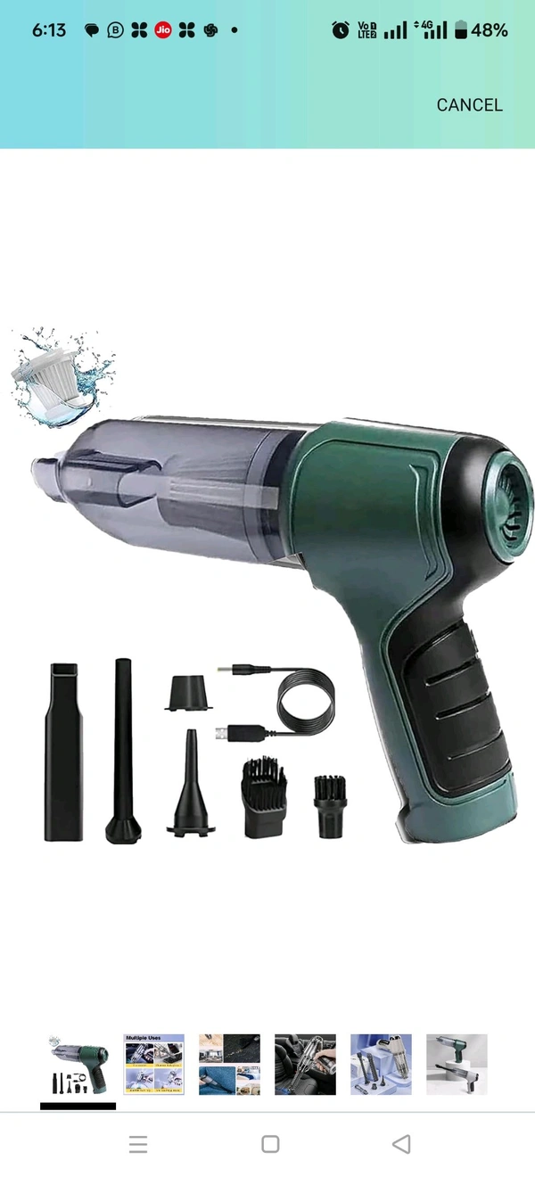 Mini Car Vacuum Cleaner Cordless and Rechargeable, Portable Handheld Vacuum for Car Interior Cleaning Hot Selling