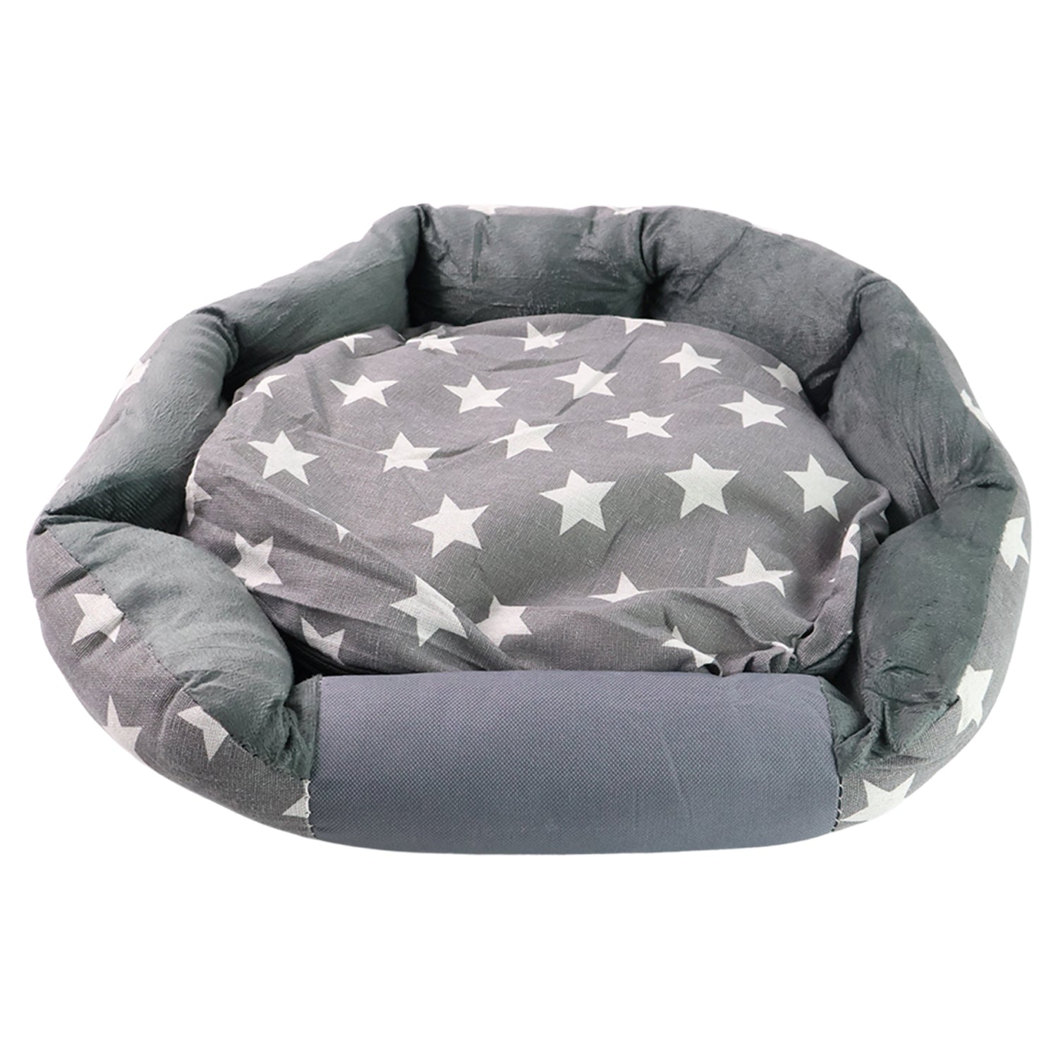 3XL Extra-Large Star Pattern Round Pet Bed for Cats & Small Dogs thumbnail 18