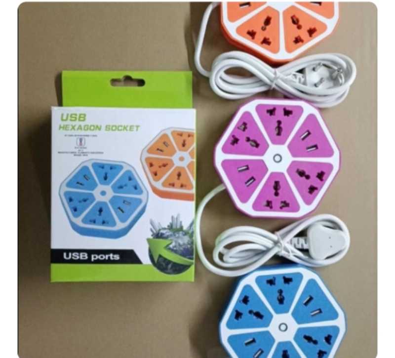 4 USB Hexagon Shocket thumbnail 1